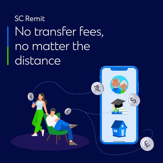 No fees, no fuss, no problem. Enjoy more convenience at $0 fees when you send support abroad with SC Remit. | Standard Chartered Singapore