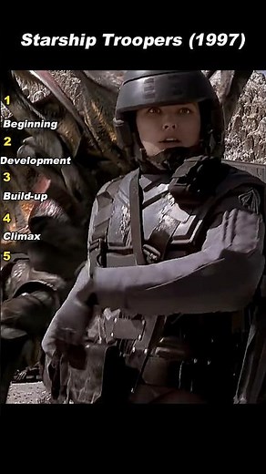 A Hero’s Sacrifice — Dizzy Falls After Slaying a Bug | Starship Troopers (1997)