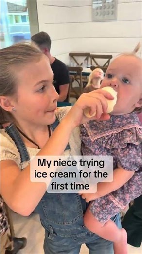 Turns out ice cream isn't for everyone! 😋 Momlife heart full ❣️ #momlifeheartfull