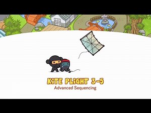 Puzzles Level 3-5 | CodeSpark Academy learn Advanced Sequencing in Kite Plight | Gameplay Tutorials