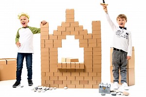 Mega Cardboard Building Blocks 96XL GIGI Bloks Set | Big Interlocking Jumbo Blocks | Large Blocks | Giant Building Bricks for Kids - Etsy