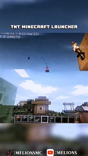 TNT Minecraft launcher/Minecraft #minecraft #minecraftshorts #gaming #minecraftgaming