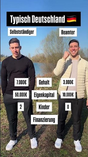 Selbstständiger mit 7.000 € vs. Beamter mit 3.000 €