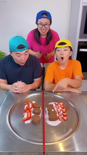 Chocolate Brownie vs Bunny Ice Cream Challenge