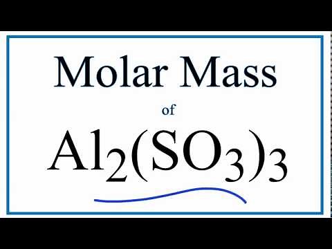 Molar Mass / Molecular Weight of Al2(SO3)3: Aluminum Sulfite