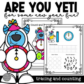 Counting to 10 Number Practice Booklet | Preschool & Pre-K Math Centers