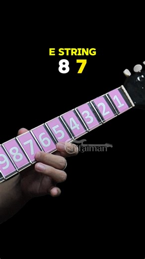 The Final Countdown (Europe) on One String #guitar #tutorial | ShifaIman