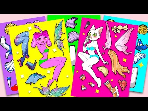 💖 Paper DIY 💖 PINKI x WENDA: Who Slays the Fairy Tale DIY? ✨ Mix & Match | Incredibox Sprunki