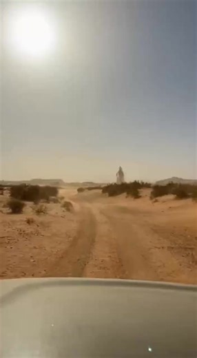 Desert mirage or something else? 😱🌵 Shadow moves & vanishes — captured on shocking real footage! #Viral | Shock Verse