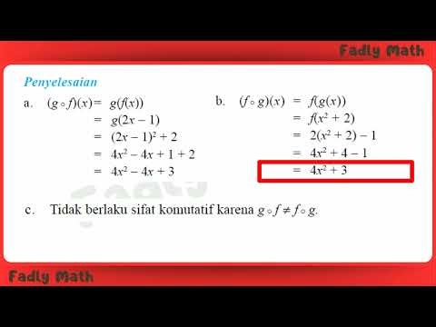 Fungsi Komposisi | Bab Fungsi Komposisi & Fungsi Invers - Matematika Umum Kelas XI