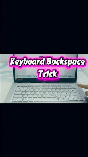 Keyboard Backspace Trick in MS Word 😲 | Delete Letter by Letter & Word by Word #TechTips #MSword
