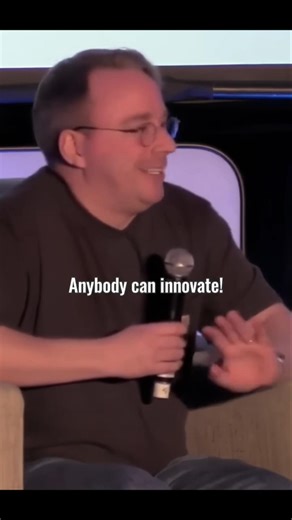Linus Torvalds Says Innovation Is Overrated Anyone Can Do It #shorts #linux #innovation