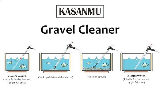 Proper use of gravel cleaner