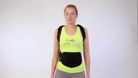 BraceAbility TLSO Full-Body Back Brace Support - Hard Postural Clamshell Jacket for Thoracic Kyphosis, Scoliosis, Scheuermann's Disease, Posture Correction, Post-Surgery Recovery (Small)