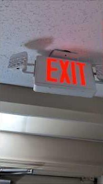 Testing a few generic and Lithonia exit signs which I struggled to test