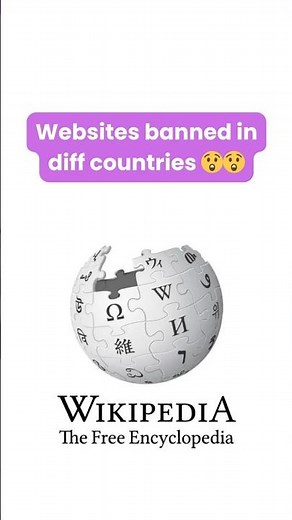 Sites banned in different countries