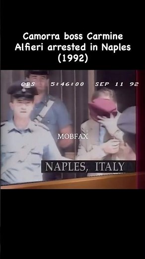 Camorra boss Carmine Alfieri arrested in Naples (1992)