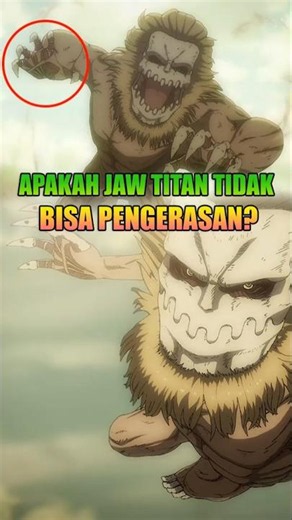 Can the Jaw Titan Harden? #attackontitan #jawtitan #shingekinokyojin #shorts #explained