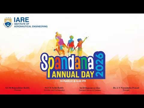 Spandana 2026 at Institute of Aeronautical Engineering | Annual Day 2026