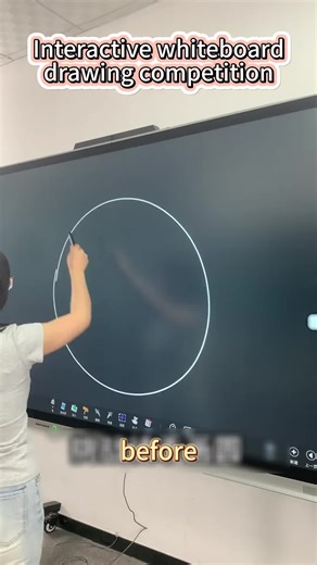Our interactive flat panel enhances collaboration with its touch capabilities,vivid display,and integrated software#indoordisplay #display #technology #intelligence #touchscreen #interactivewhiteboard #interactive #demonstration #smartboard #smart #LED