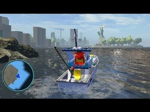 LEGO Marvel Super Heroes - All Water Vehicles in Action (Boat Tour of LEGO NYC)