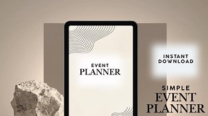 Event Planning | Basic | Simple - Etsy UK