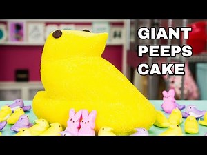 GIANT Peep made of CAKE! | Ultimate Easter Baking You Won't Believe | How To Cake It Step By Step