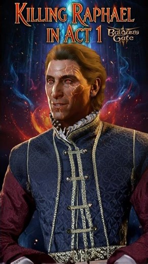 Killing Raphael in Act 1 // Baldur's Gate 3 #shorts #gaming #baldursgate 3.