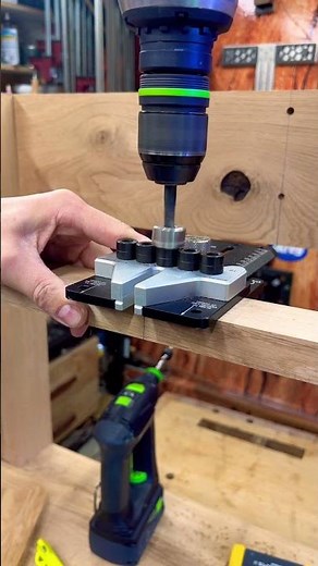 🪛adding dowels💎with the jessem jig🔧🛠️ #diy #woodworker #woodworking #cool #woodwork