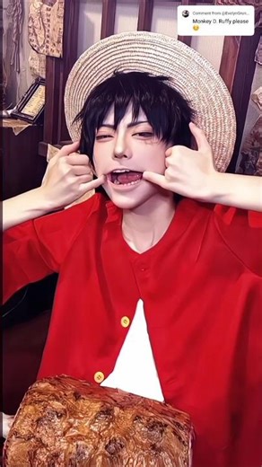 Luffy cosplay #anime #onepiece