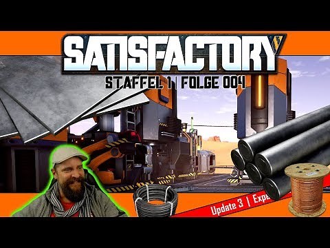 Satisfactory deutsch 🔩 S1E004: Baumaßnahmen - Produktionskette für Eisen | german gameplay