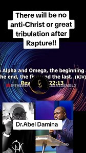 7.5K views · 107 reactions | Dr Abel Damina explain why there would be no anti-Christ or great tribulation after the rapture. Wow! We have been misled by a wrong interpretation of the scriptures! #AbelDamina #gospel #Christian #truth #church #Pastors #God #ministry #nigeria #Canada #usa #everyone #followers #trendingreels #trendingreelsvideo #facebookreels #facebookviral #facebookvideo ~ Abel Damina ~ | Celebrate Grace | Facebook