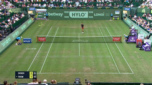 HIGHLIGHTS: A. Zverev def. D. Thiem; Terra Wortmann Open 1R