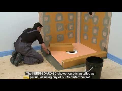 Schluter KERDI-SHOWER-T/TS/TT Waterproof Shower Trays Installation process