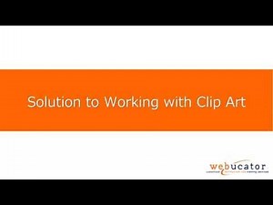 Working with Clip Art in Microsoft Excel