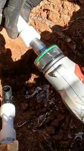 1.4M views · 9.4K reactions | Repairing a waterline leak  Client had a PVC fitting split on their plumbing and start leaking underground near their water meter. I adapted to the existing PVC service and ran cold expansion PEX A to the existing ball valve in front of the water meter #plumbing #plumber #diy #fyp #reels #homerepair #plumbingrepair #foryou #plomero #handyman | The Plumberlorian | Facebook