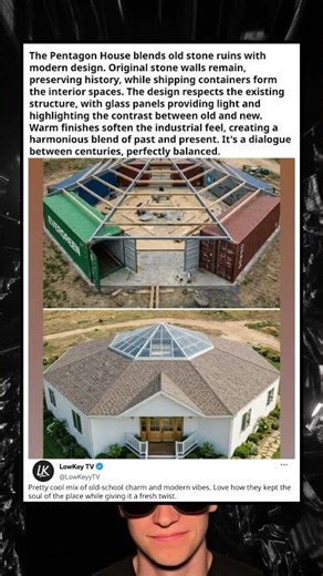 Pentagon House: Old Meets New