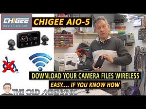 ⚠️CHIGEE AIO-5: How to Download all of your camera files from the CHIGEE to your PHONE, WIRELESS⚠️
