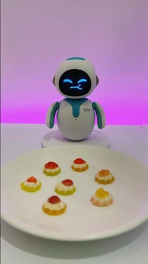 The last dinner of Eilik Blue #robot #eilik