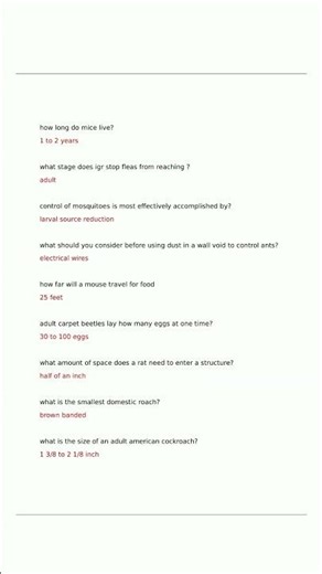 Pest Control Branch 2with 100 verified solutions 202420252