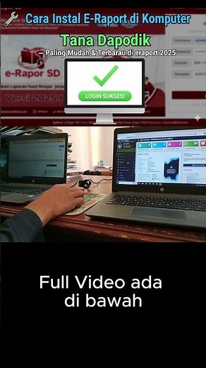 🔧 How to Install E-Raport on a Computer Without Dapodik — Easiest & Latest 2025 odd! #erapor2025