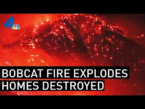 Bobcat Fire Explodes, Becomes One of Largest in LA County History | NBCLA