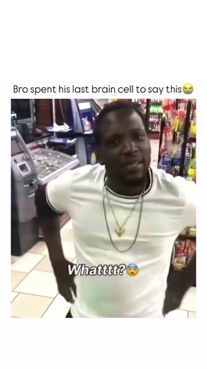Bro spent his last brain cell to say this 😭
