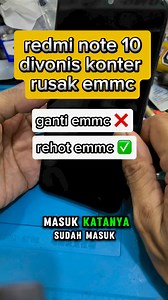 “Kasus Redmi Note 10 yang divonis rusak EMMC berhasil diatasi tanpa perlu mengganti EMMC baru. Cukup dengan proses rehot EMMC, semua masalah terselesaikan dengan efisien. 🛠️ #PerbaikanHP #RehotEMMC #Sukses”Dani Danial | Dani Danial