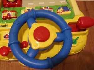 Vtech Large Animated Puppy Driver Lights Sounds Music Puppy Moves