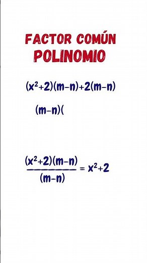 Common Factor Polynomial: Exercise Solved STEP by STEP in Seconds!
