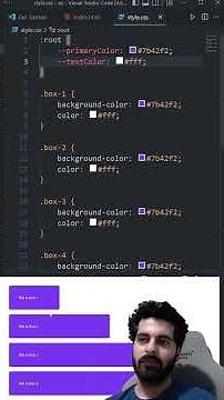 How to create variables in css.