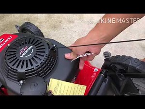 unboxing craftsman lawnmower model M140