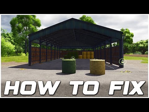 Farming Simulator 25 How to Fix Bale and Pallet Storage