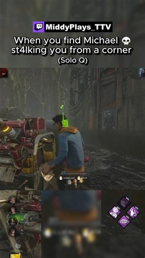 Michael st4lking from a corner is scary af | Dead by Daylight | ‪@MiddyPlays_TTV‬